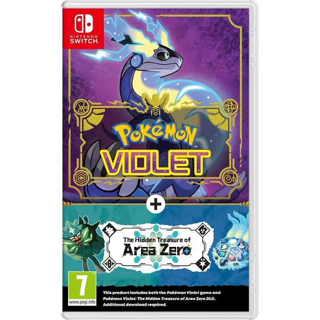 Pokemon Violet + The Hidden Treasure of Area Zero
      
        - Nintendo Switch