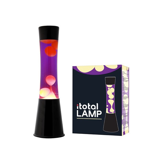 iTotal - Lava Lamp - Black/Purple/Yellow - 40 cm (1270426)