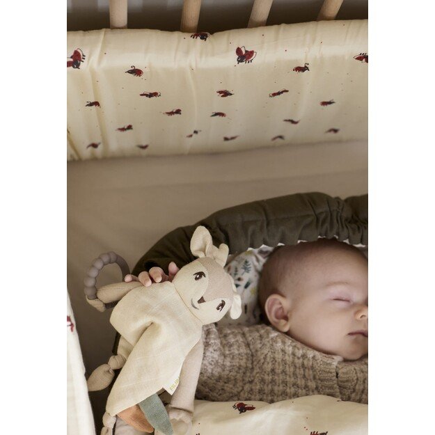 Filibabba - Comfort blanket with teether - Fawn - (FI-03357)