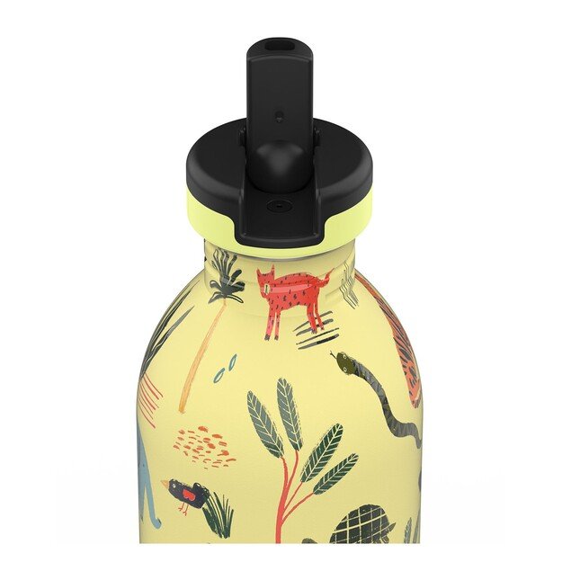 24 Bottles - Kids Collection - Urban Bottle 500 ml w. Sports Lid - Jungle Friends (24B917)