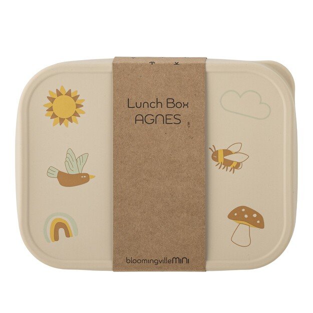 Bloomingville MINI - Agnes Lunch Box - Nature - Stainless Steel