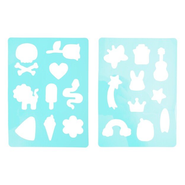 Water Art - Sticker Set with 12 Colours (33130111)