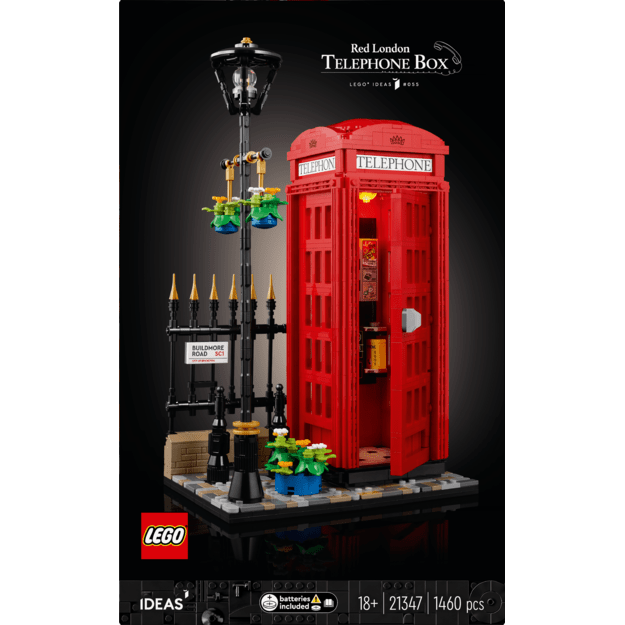 LEGO Ideas - Red London Telephone Box (21347.)