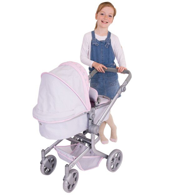 Tiny Treasures - Foldable Babydoll Pram (30572)