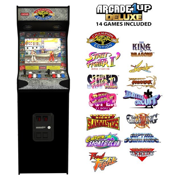 ARCADE 1 Up - Street Fighter Deluxe Arcade Machine