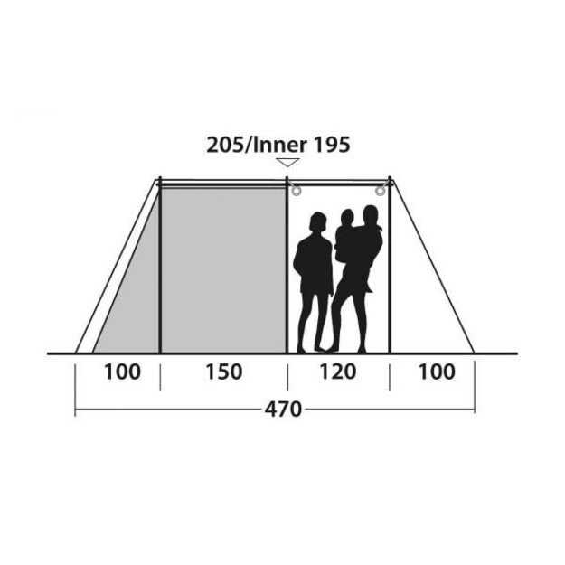 Outwell - Nevada 4 Outwell Tent