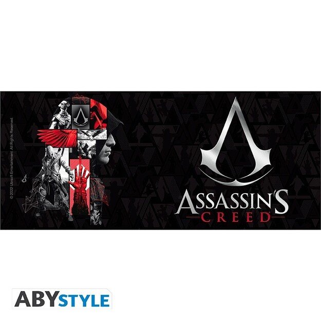 ASSASSIN'S CREED - Mug - 320 ml - Crest black & red - subli x2