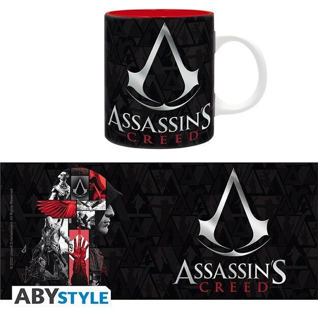 ASSASSIN'S CREED - Mug - 320 ml - Crest black & red - subli x2