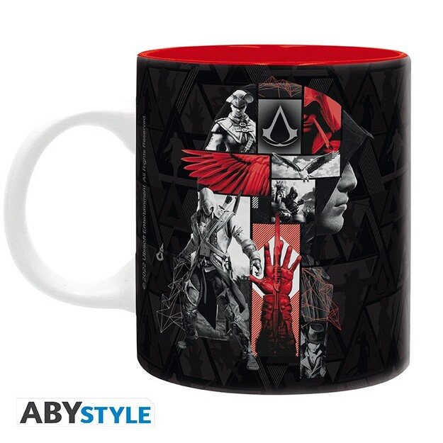 ASSASSIN'S CREED - Mug - 320 ml - Crest black & red - subli x2