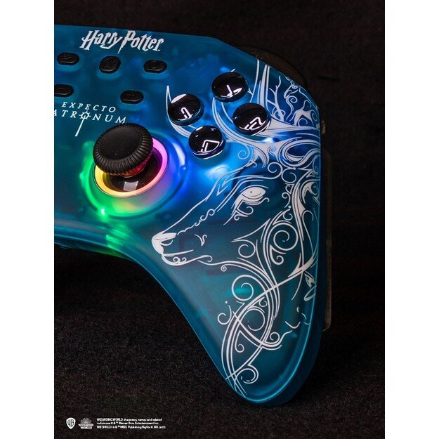 Trade Invaders Harry Potter Wireless Controller Green for Switch with 1M cable - Slytherin