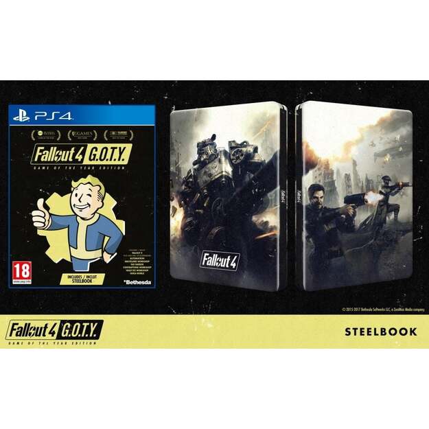 Fallout 4 (Game of the year) (Steelbook Edition)
      
        - PlayStation 4