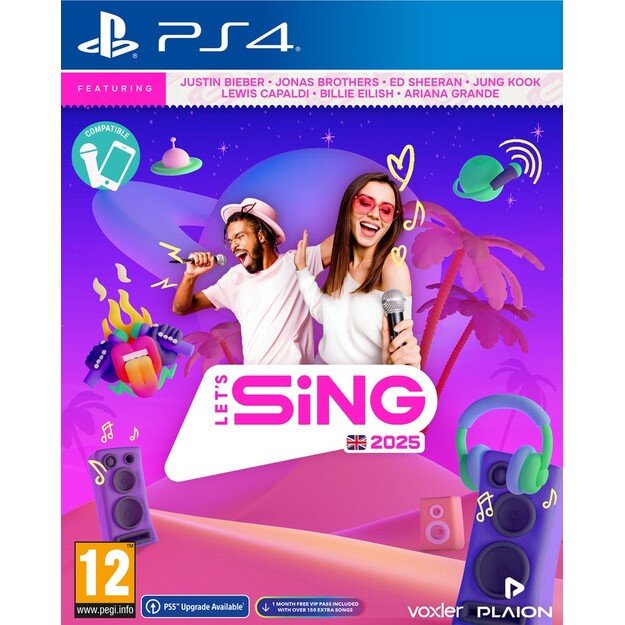Let's Sing 2025

  - PlayStation 4