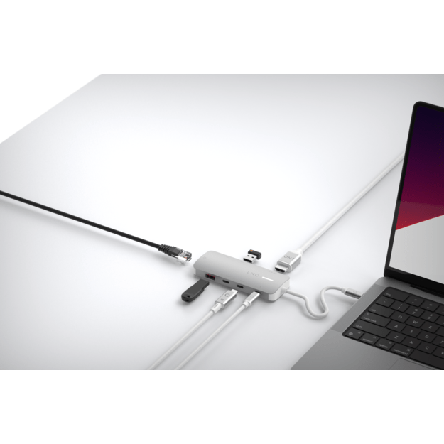 LINQ - 8in1 8K PRO 140W USB-C Multiport Hub
