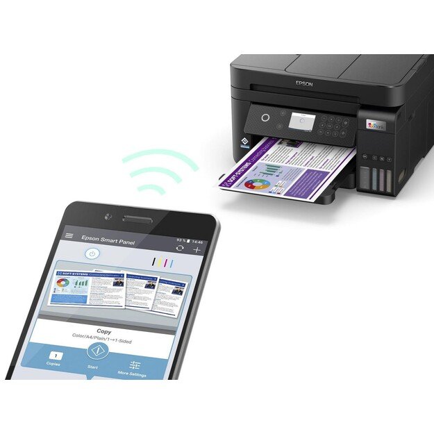 Epson - EcoTank ET-3850 Multifunction Color Printer