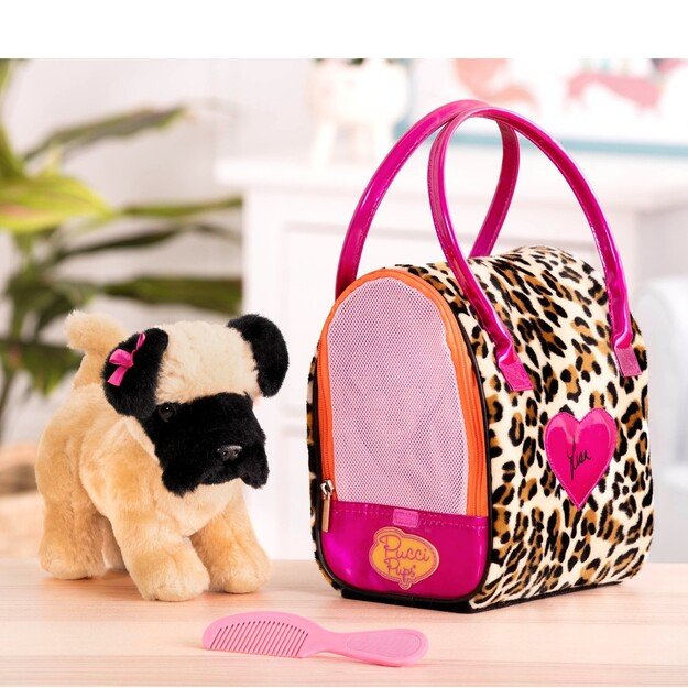 Pucci - Dog in Leopard bag - (708357)