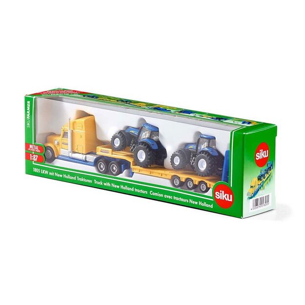 Siku - Truck With New Holland Tractors - (313-1805)