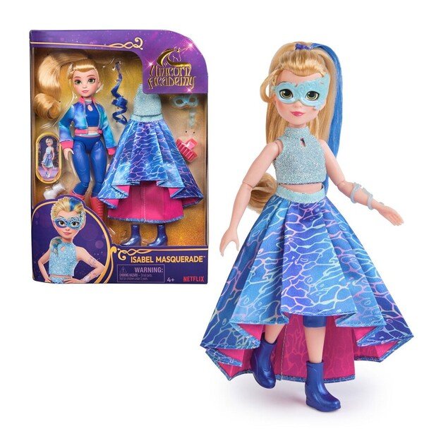 Unicorn Academy - Unicorn Academy Dlx Doll Isabel Masquerade 24 cm - (6071171)