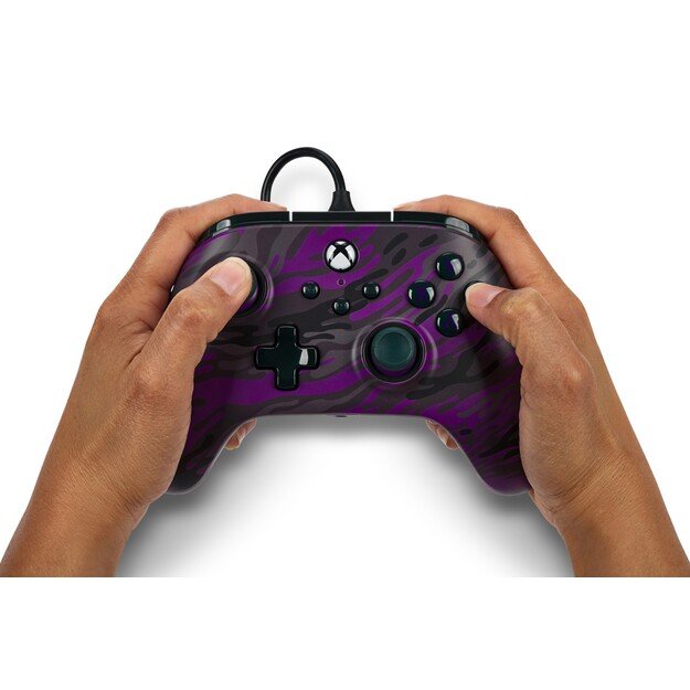 PowerA Advantage Wired Controller - Xbox Series X/S - Purple Camo