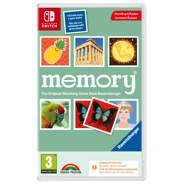 RAVENSBURGER: MEMORY (Code In A Box)
      
        - Nintendo Switch