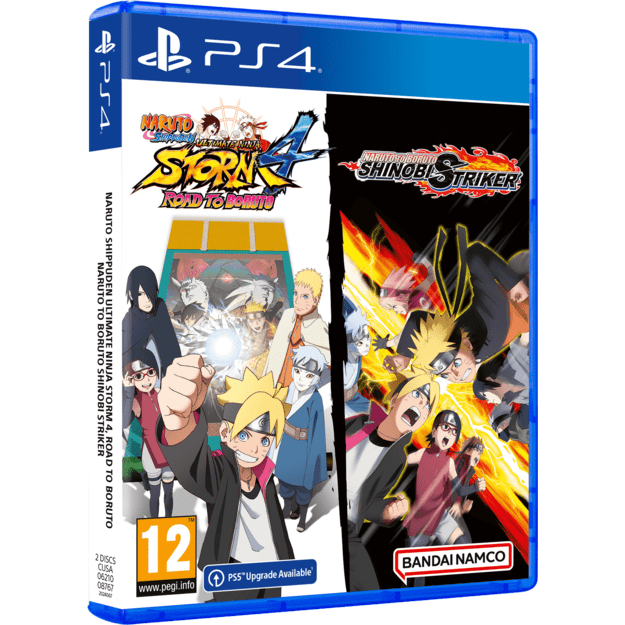 Naruto Shippuden Ultimate Ninja Storm 4, Road to Boruto + Naruto to Boruto Shinobi Striker
      
        - PlayStation 4