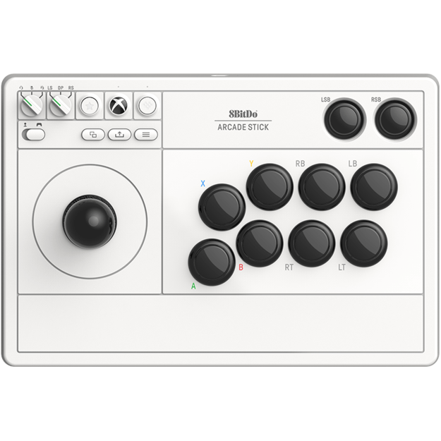 8BitDo Arcade Stick Xbox & PC White