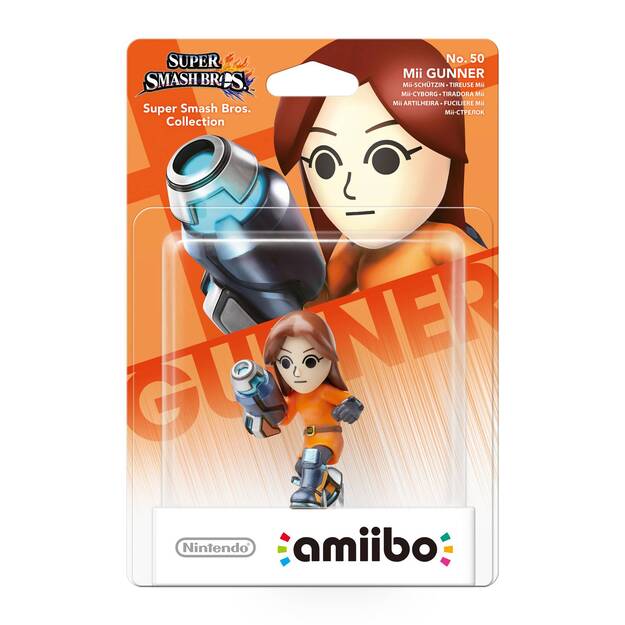 Nintendo Amiibo Figurine Mii Gunner