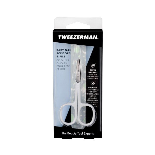 Tweezerman - Baby Nail Scissors With File