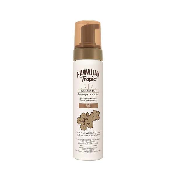 HAWAIIAN TROPIC - Sunless Tan Foam Dark 200 ml