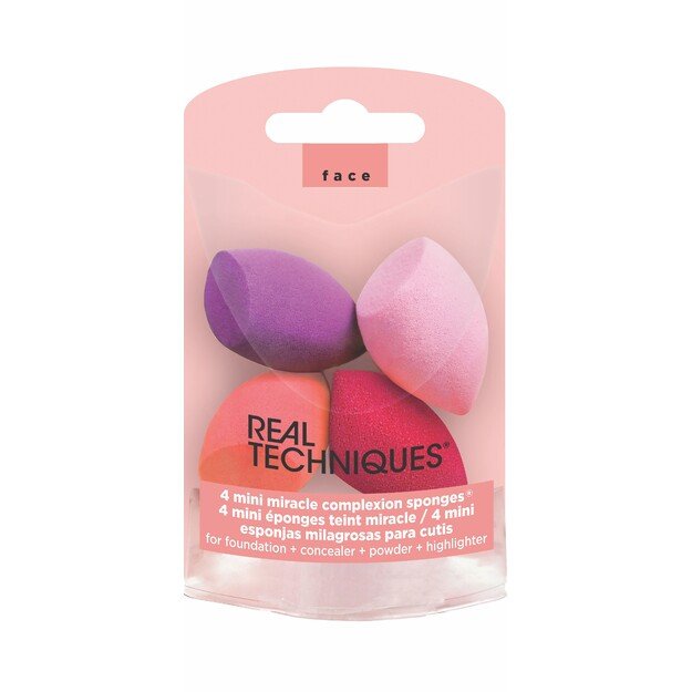 Real Techniques - 4 Mini Miracle Sponges