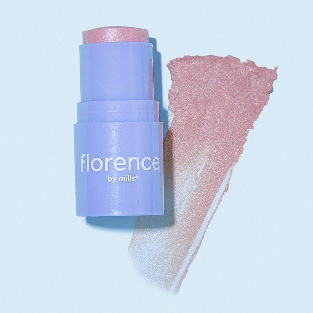 Florence by Mills - Self-Reflecting Highlighter Stick Self-love respect Pink