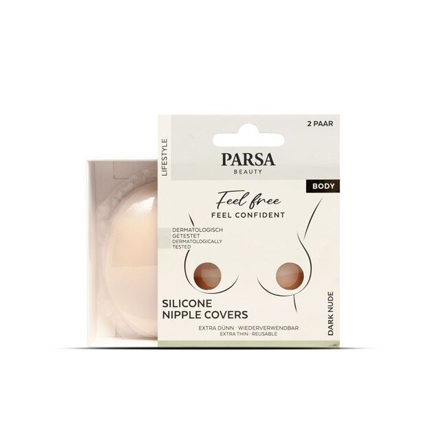 Parsa - Silicone Nipple Covers 2 psc - Dark Nude