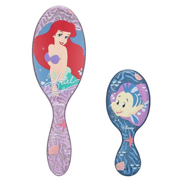 Wet Brush - Disney Princess Kit Original Detangler + Mini Brush Ariel