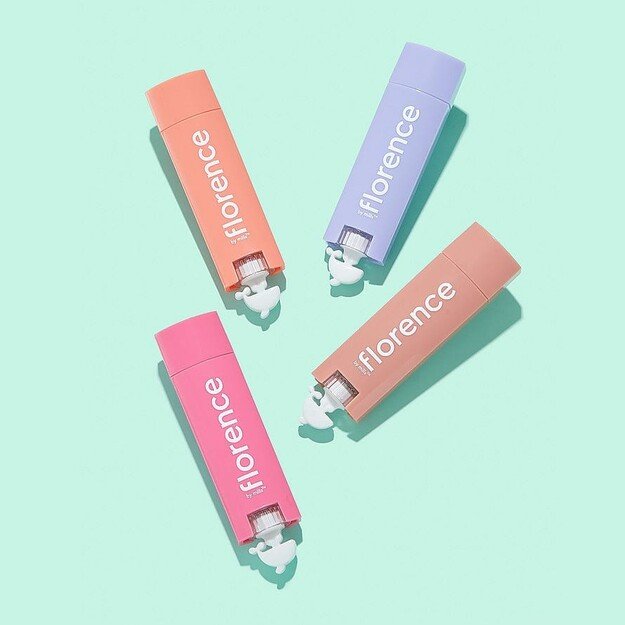 Florence by Mills - Oh Whale! Clear Lip Balm Guava and Lychee Pink