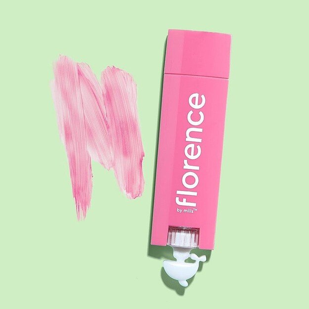 Florence by Mills - Oh Whale! Clear Lip Balm Guava and Lychee Pink