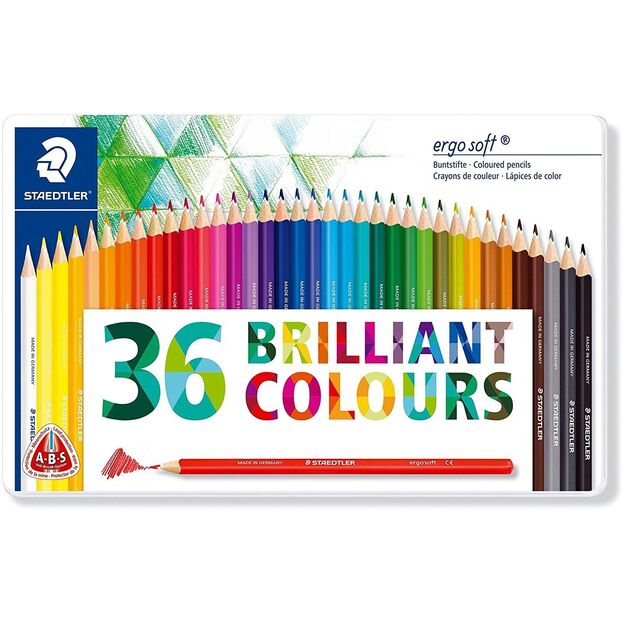 Staedtler - Coloured pencil ergosoft 36 pcs (157 M36)