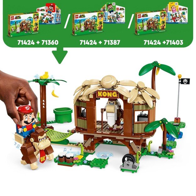 LEGO Super Mario - Donkey Kong's Tree House Expansion Set (71424)