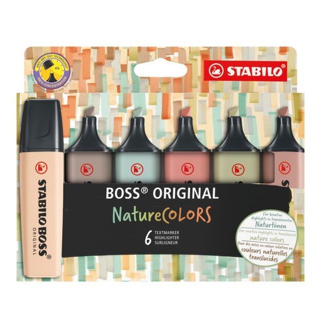 Stabilo - Boss Nature Colors 6 Stk (200994)