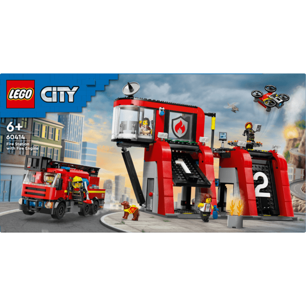 LEGO City - Fire Station with Fire Truck (60414)