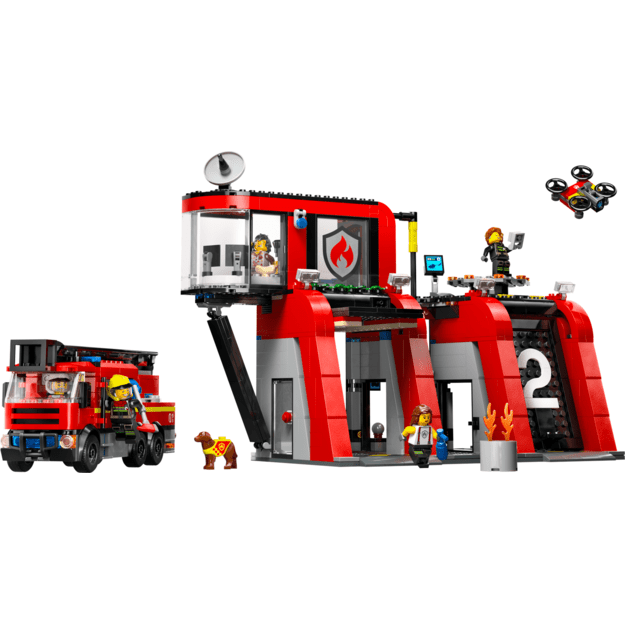 LEGO City - Fire Station with Fire Truck (60414)