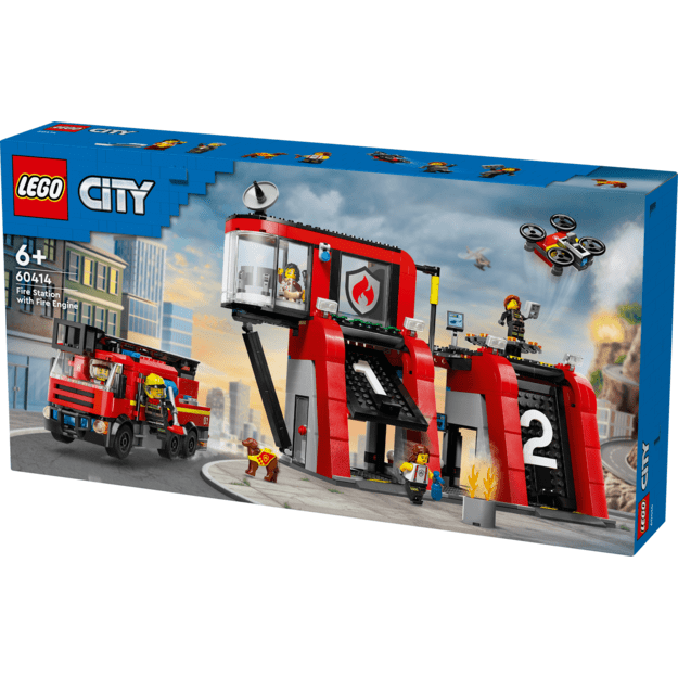 LEGO City - Fire Station with Fire Truck (60414)