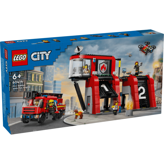 LEGO City - Fire Station with Fire Truck (60414)