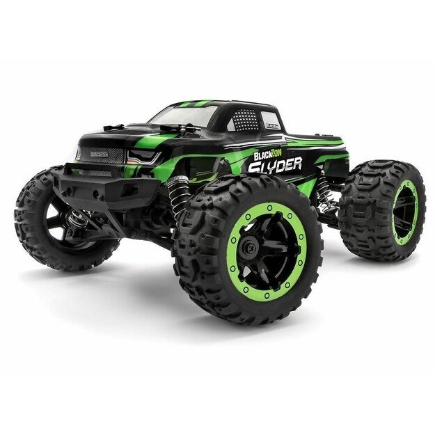 BLACKZON - Slyder MT 1/16 4WD Electric Monster Truck - Green (540100)