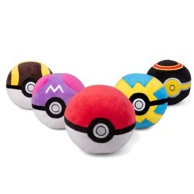 POKEMON PLUSH 10 CM POKEBALL ASS CDU (PKW3554-1)