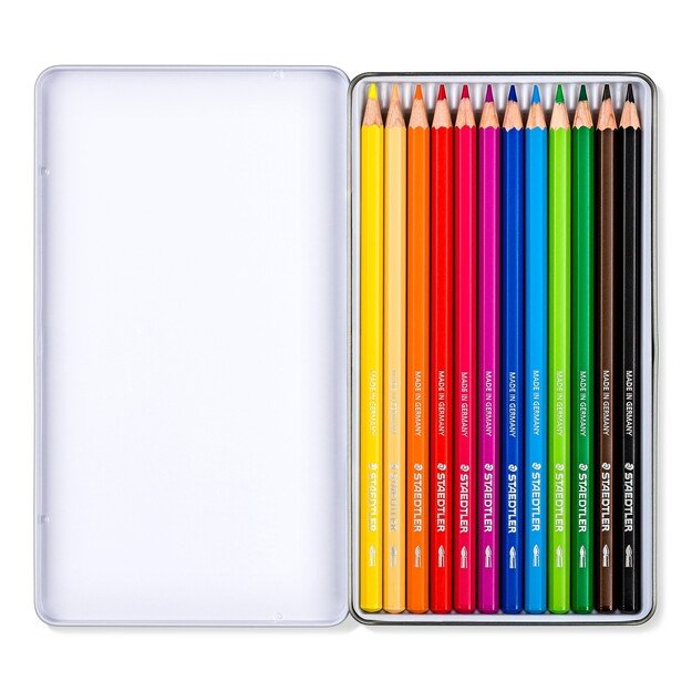 Staedtler - Watercolor colored pencil, 12 pcs (14610C M12)