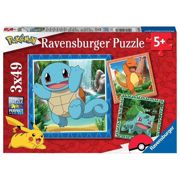 Ravensburger - Pokémon 3x49p - 05586