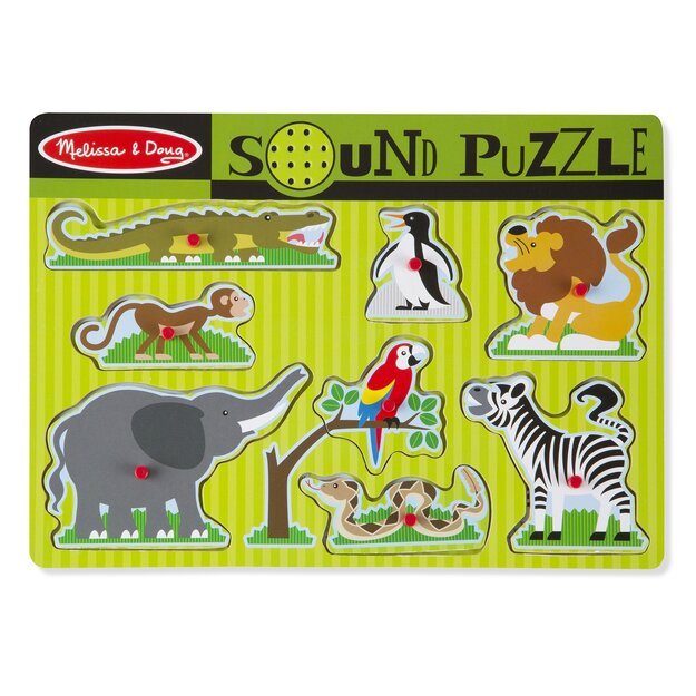 Melissa & Doug - Zoo Animals Sound Puzzle (10727)