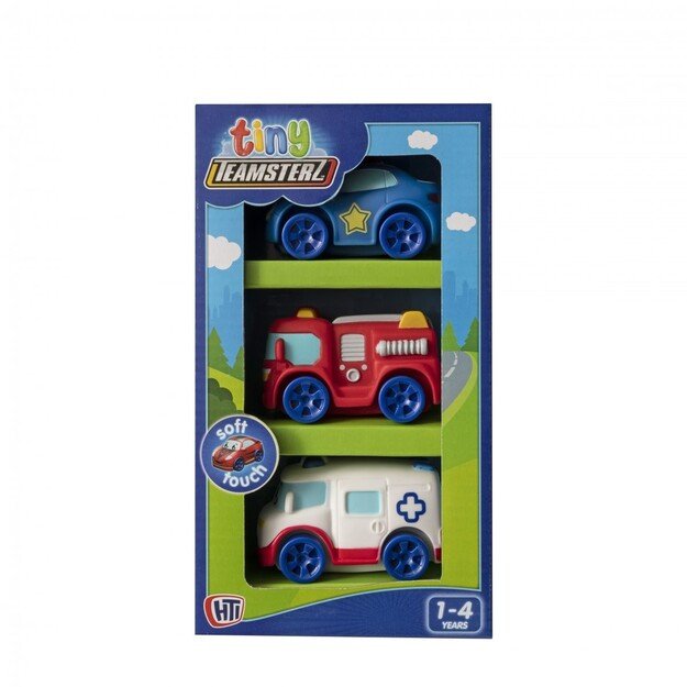 Tiny Teamsterz - 3 pack - Soft Vehicle