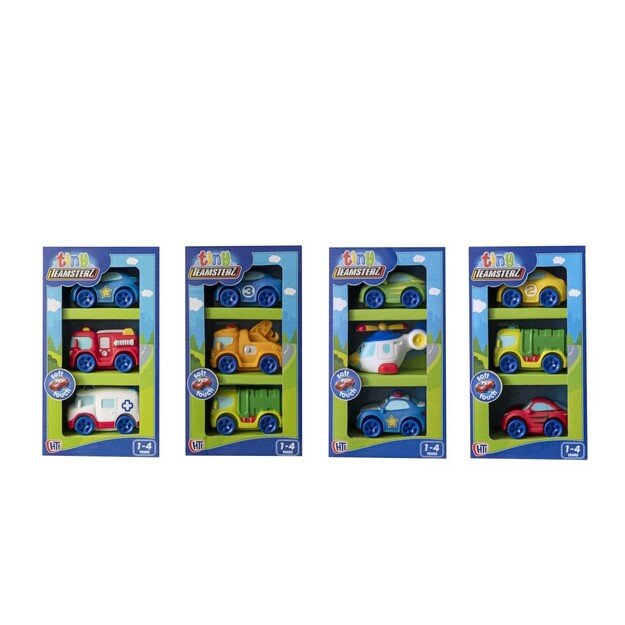 Tiny Teamsterz - 3 pack - Soft Vehicle