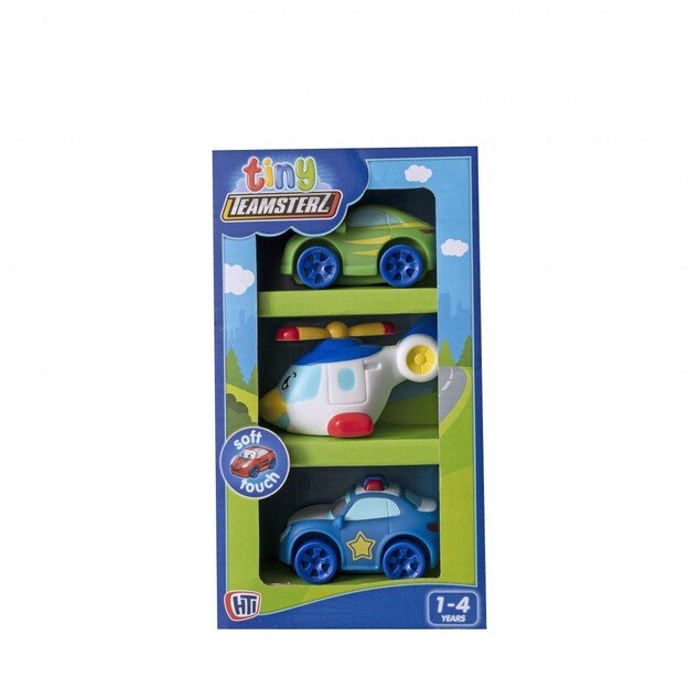 Tiny Teamsterz - 3 pack - Soft Vehicle