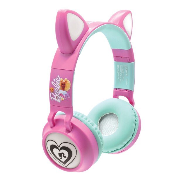 Lexibook - Barbie Bluetooth headphones with light (HPBTKTBB)